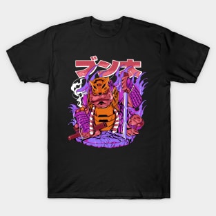 Colorful Japanesse Frog Ninja T-Shirt